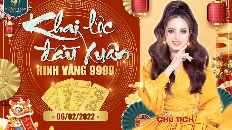 Hương Thảo Group khai xuân Nhâm Dần ấn tượng với chương trình “Khai lộc đầu xuân – Rinh vàng 9999”