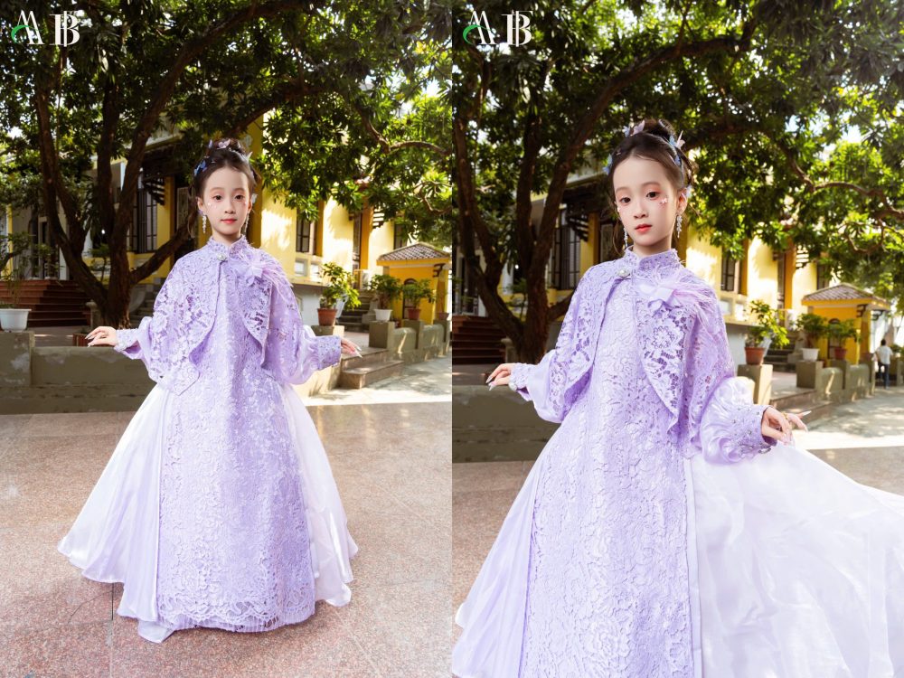 NGUYỄN LINH CHI – KHI SẮC TÍM CẤT LỜI TẠI FASHION SHOW “RỰC RỠ”